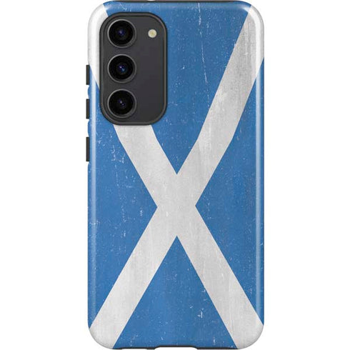 Scotland Flag Distressed Galaxy S23 Plus Pro Case